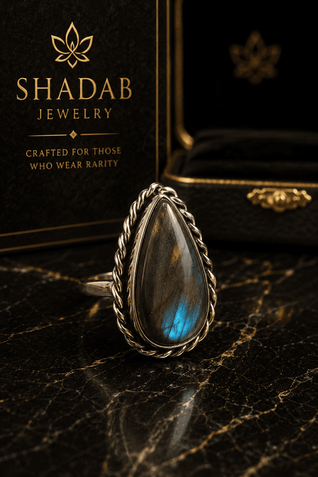Midnight Aurora Ring