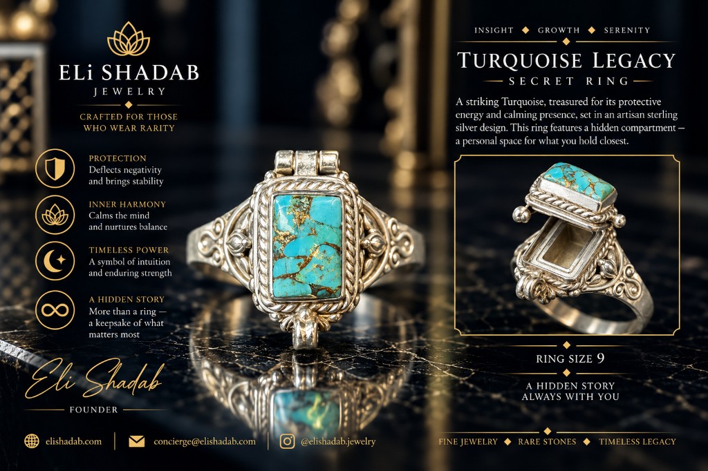 Turquoise Legacy Secret Ring